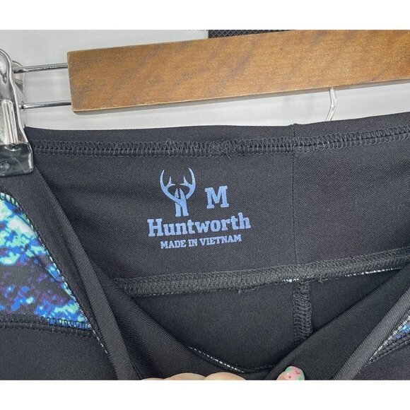 Huntworth Women’s Black‎ Cropped Active Pants Size Medium - Picture 5 of 10